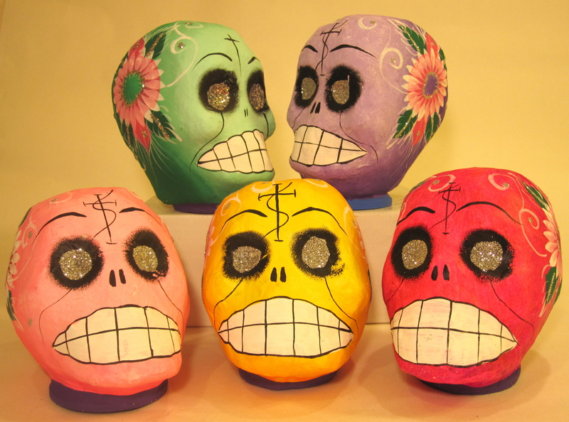 Folk Art Skull