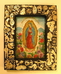 Framed Virgin with Milagros