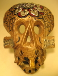 Skull with Milagros
