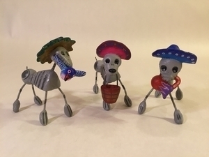 Day of Dead Dogs | Day of the Dead Clay Work