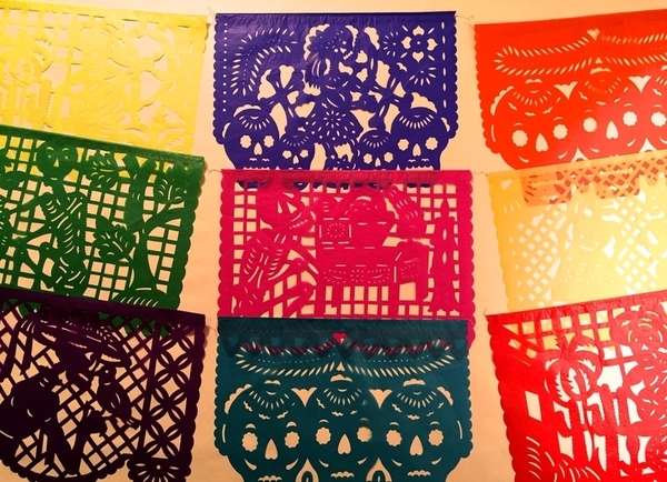 Day Of The Dead Papel Picado S 12 Papel Picado Banners