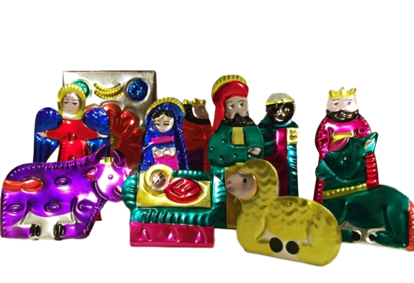 Mexican Nativity Set in Box, Large | Mexican Nativity Sets