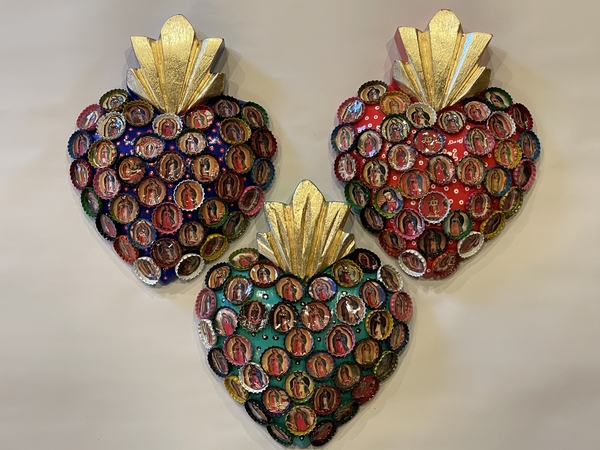 Bottle Cap Guadalupe Sacred Heart | Sacred Hearts, Assorted