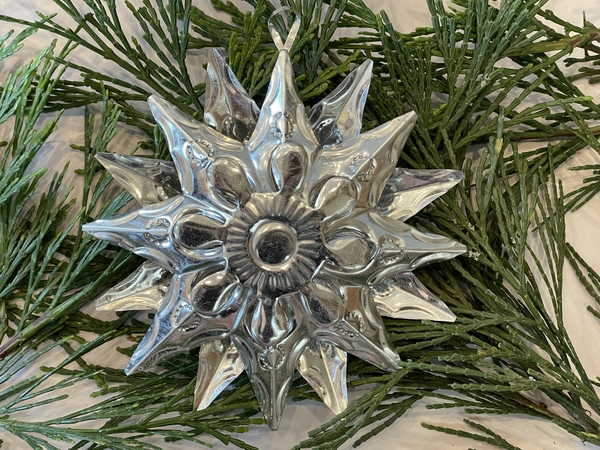 Tin Star Ornament, Set of 10, Small | Christmas Ornaments, Tin