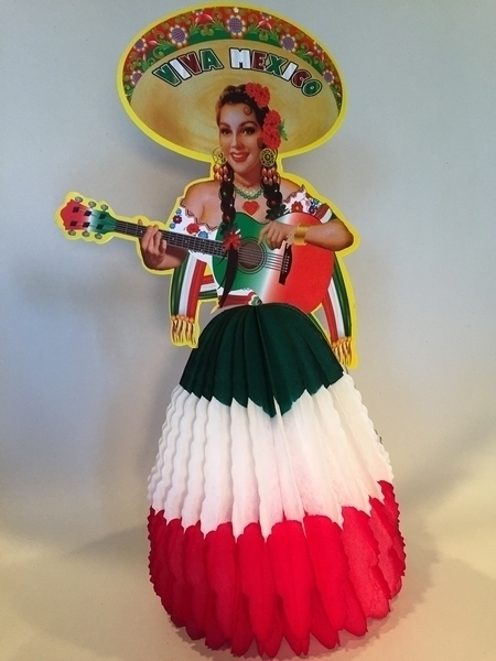 Hanging China Poblana, S/3 | Mexican Maria Dolls