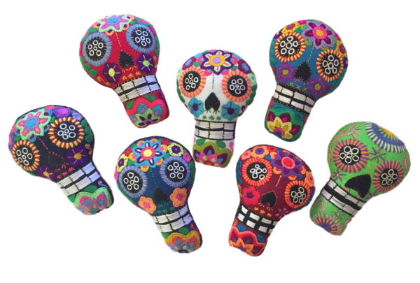 Extra Large Calavera Ornament | Christmas Ornaments, Embroidered