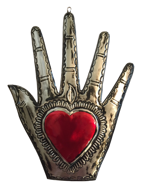 Large Tin Healing Hand (B), Set of 2 | Healing Hands, Assorted