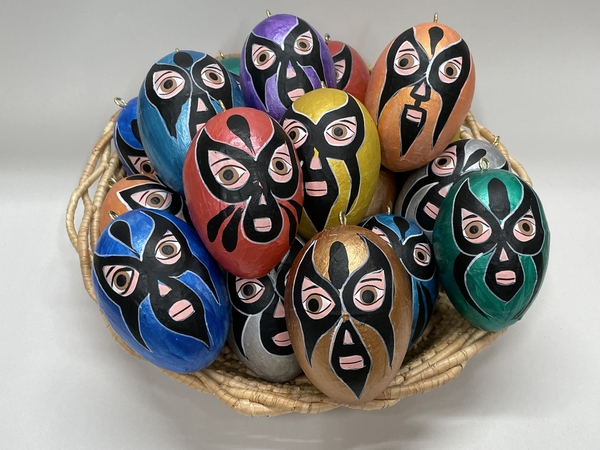 Lucha Ornaments, S/5 | Mexican Lucha Libre