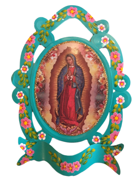 Virgin of Guadalupe Garland | Religious Nichos and Tin Decor