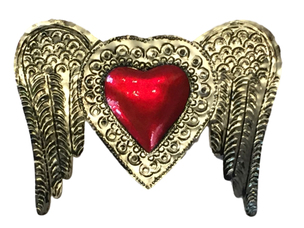 Tin Sacred Heart, Large, (B) | Religious Nichos and Tin Decor