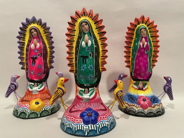 Virgin of Guadalupe Statuette, Clay |  Sale Items