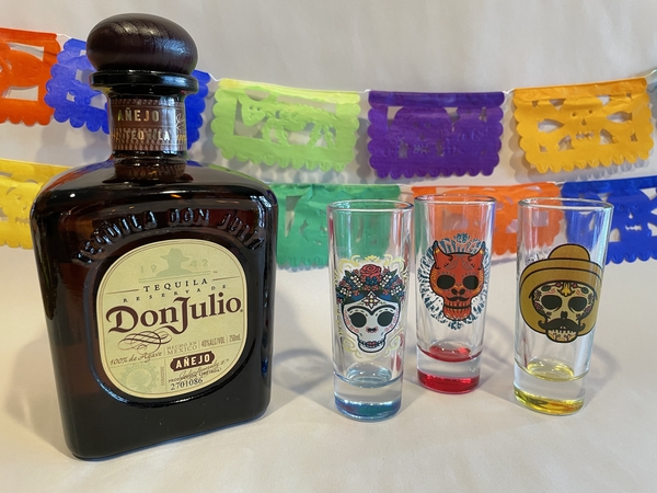 Day of the Dead Shot Glasses, S/3 |  New Arrivals