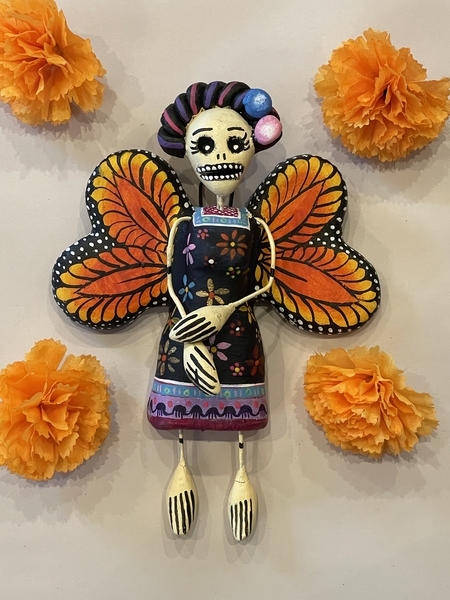 Monarch Faeries | Day of the Dead Clay Work