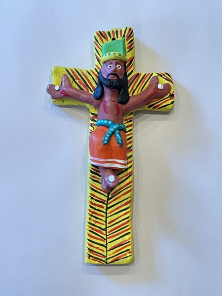 Colorful Clay Cross | Crafted in Clay