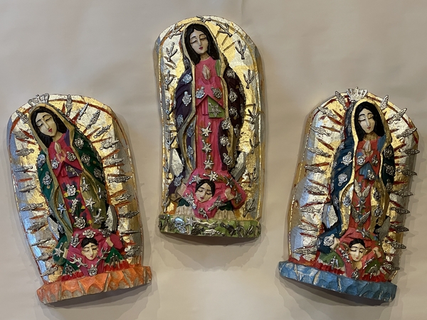 Virgin of Guadalupe, Large | Milagro Woodcarvings