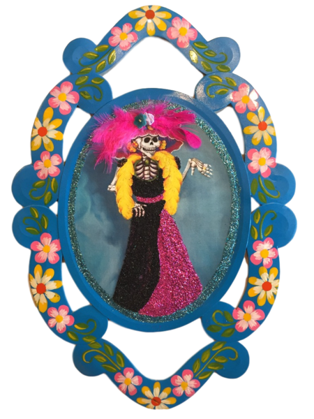 Tin Catrina Garland | Day of the Dead Nichos and Tin Designs