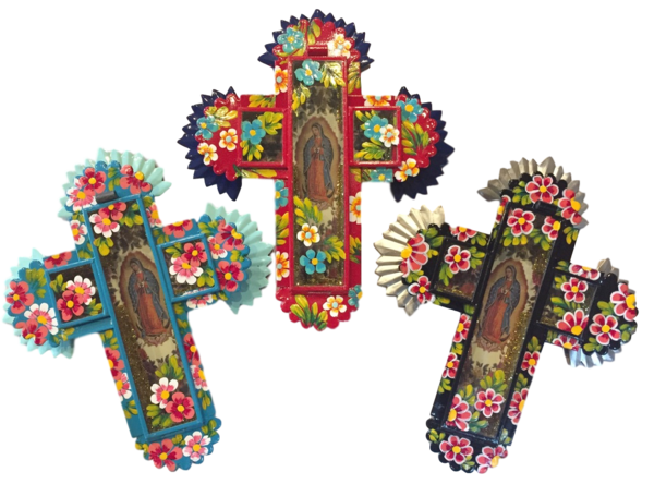 Large Cross with Nicho | Mexican Crosses, Assorted