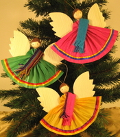 Image Corn Husk Christmas Ornaments