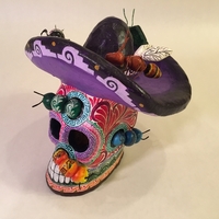 Image Skull with Sombrero