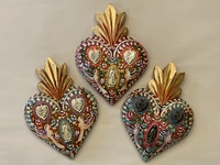 Image Hand Painted Heart with Doves