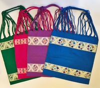 Image Loom Embroidered Tote, S/2