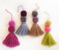 Image Double Ponpon with Tassel
