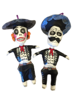 Image Day of the Dead Mariachi Ornaments, Large, S/2