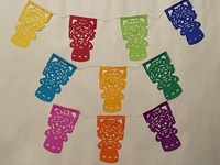 Image Maria Bonita Papel Picado, S/12
