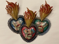 Image Sacred Heart with Frida Loteria Image