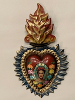 Image Sacred Heart with Frida Image, S/2