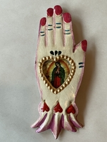 Image Tin Guadalupe Healing Hand Nicho, S/2