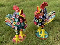 Image Rooster with Flowers, Small