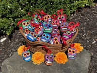 Image Guerrero Calavera Ornaments, Set of 6