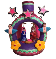 Image Nativity Set with Candle